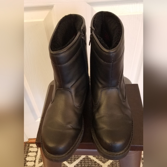 Totes Men's Snow Luke Winter Boots Zipper Weatherproof Commuter Size 9 - Picture 2 of 15